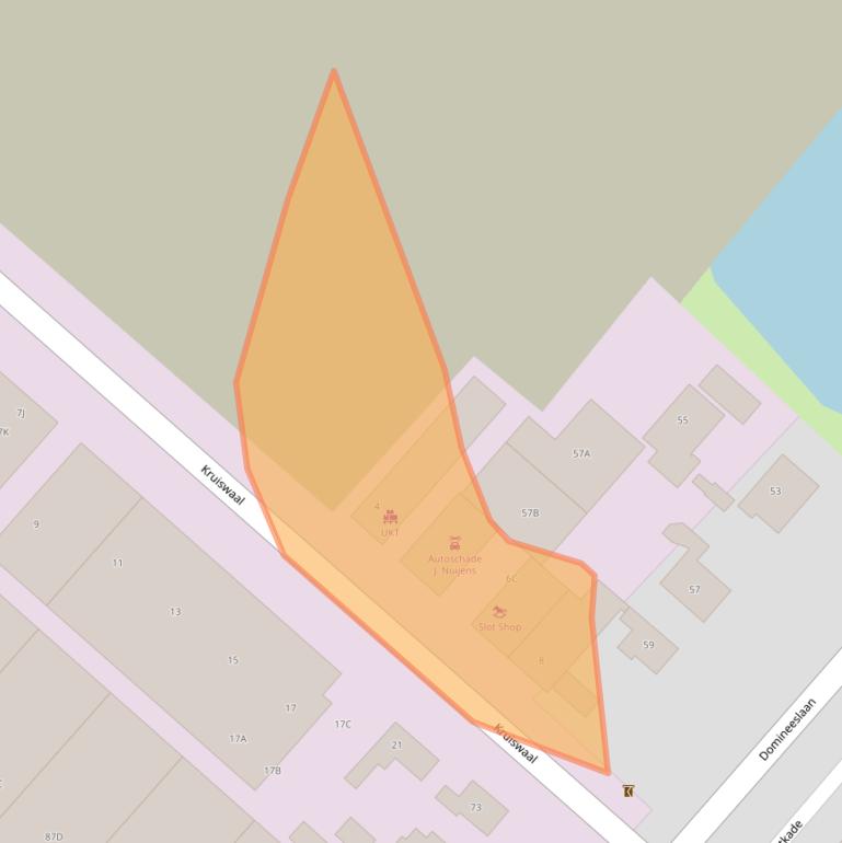 Kaart van postcodegebied 1161AM.