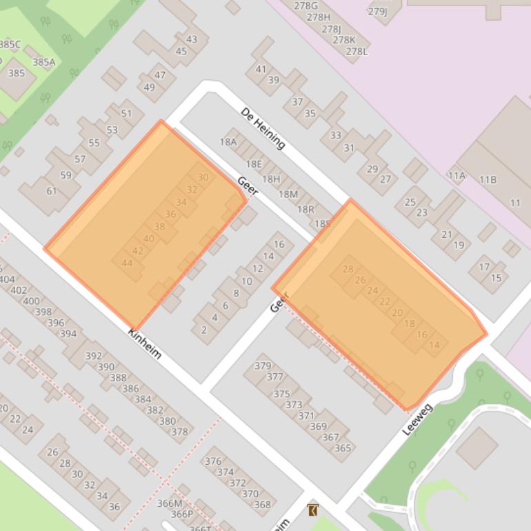 Kaart van postcodegebied 1161AZ.