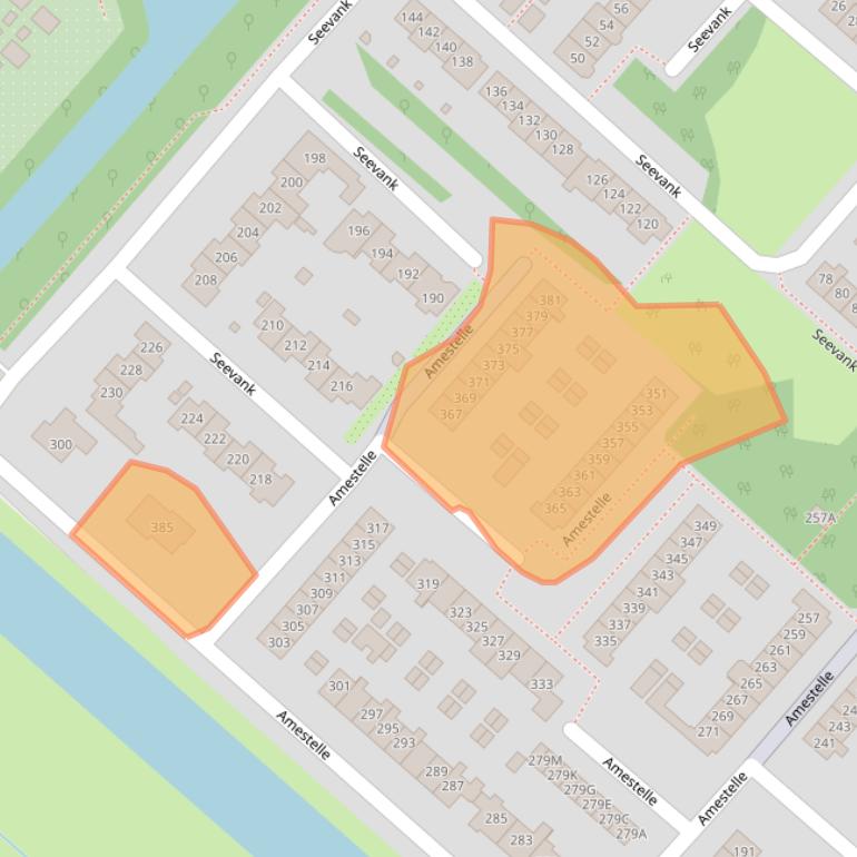 Kaart van postcodegebied 1161BE.