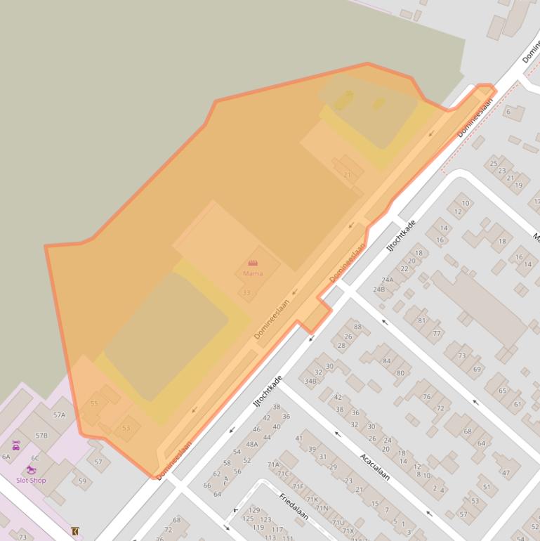 Kaart van postcodegebied 1161BV.