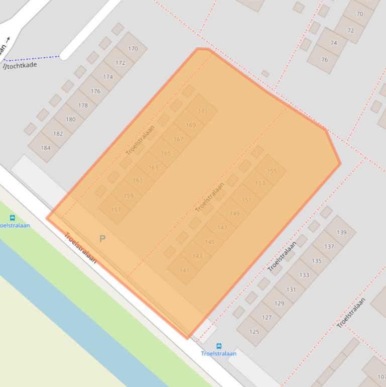 Kaart van postcodegebied 1161CD.