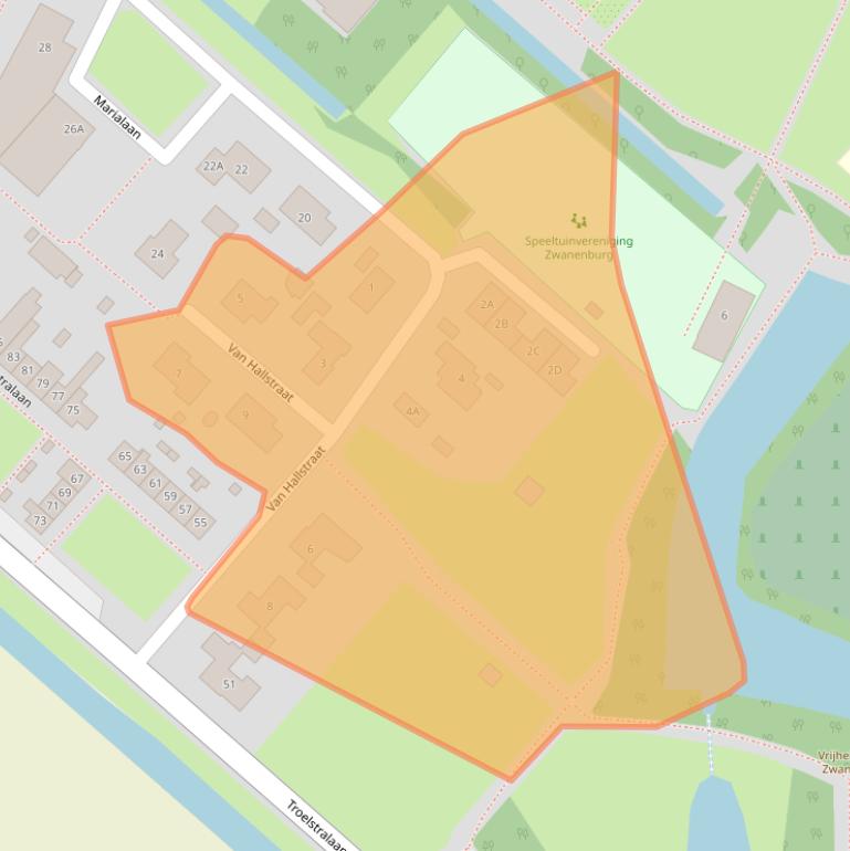 Kaart van postcodegebied 1161CG.