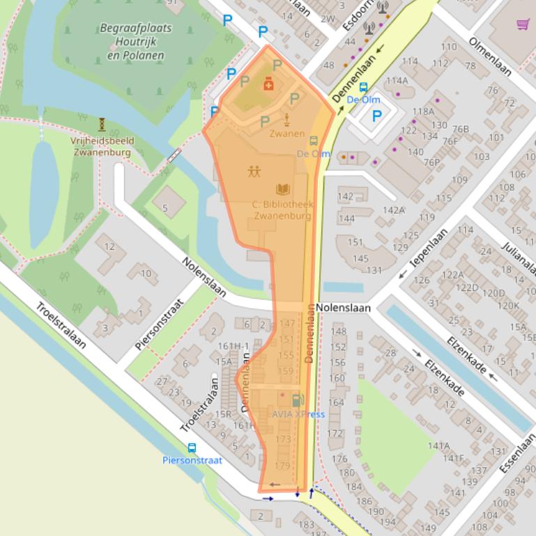 Kaart van postcodegebied 1161CN.