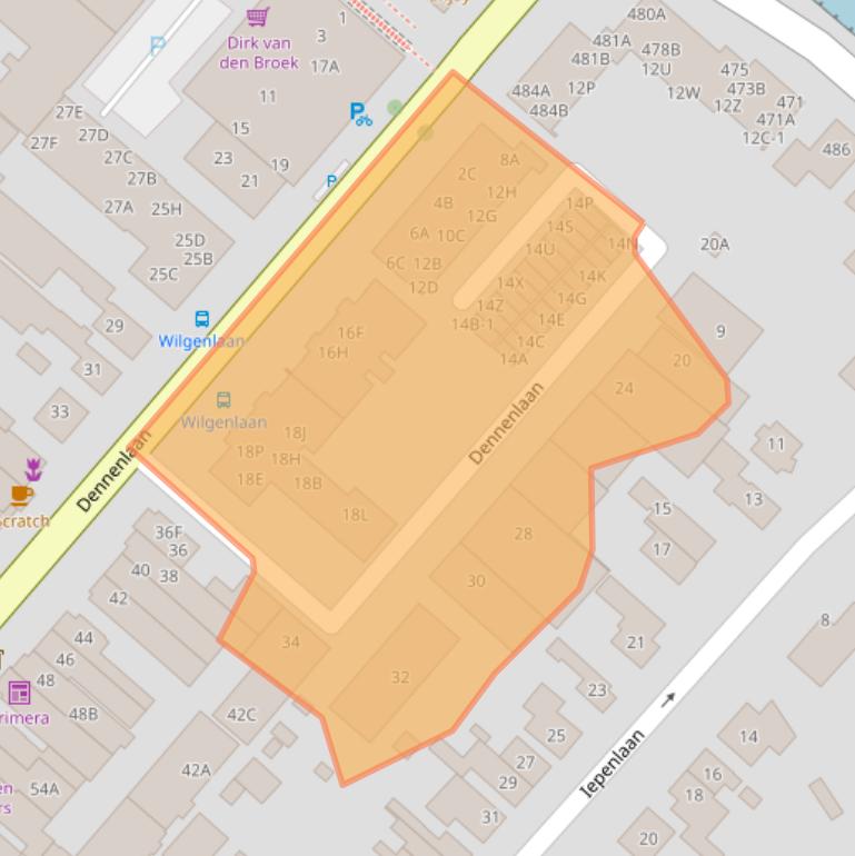 Kaart van postcodegebied 1161CR.