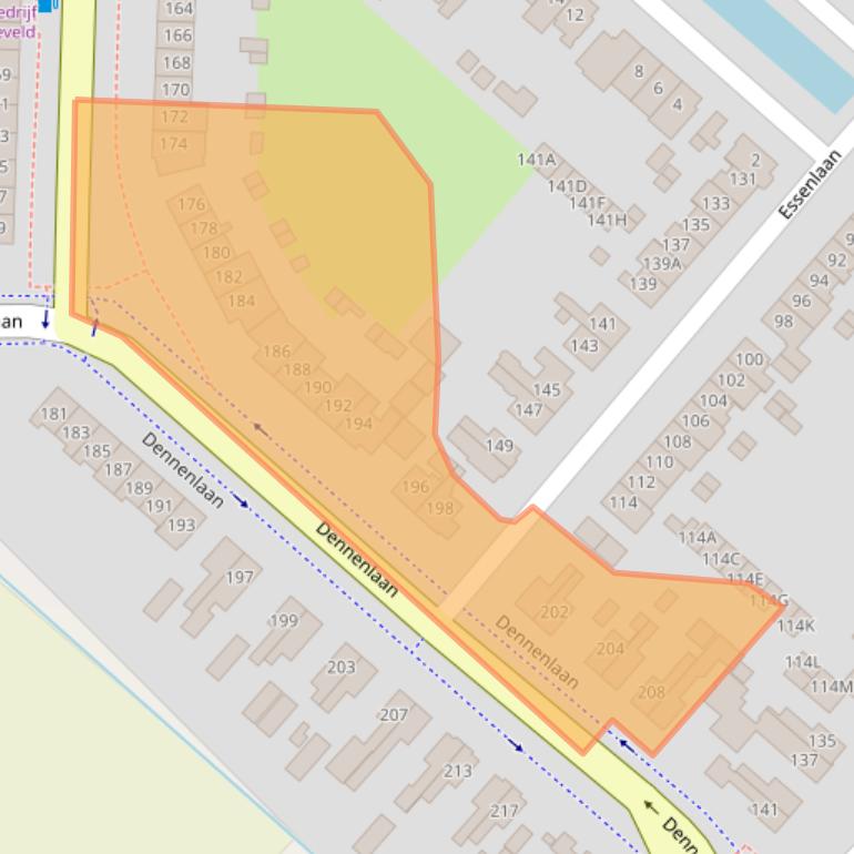 Kaart van postcodegebied 1161CW.