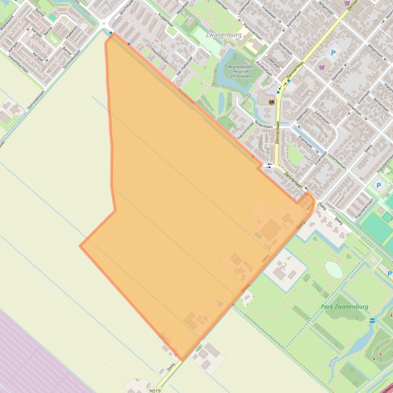 Kaart van postcodegebied 1161EW.