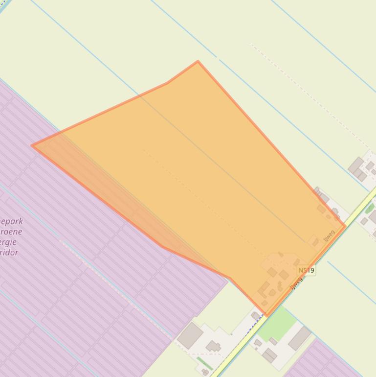 Kaart van postcodegebied 1161EX.