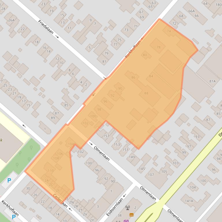 Kaart van postcodegebied 1161JE.