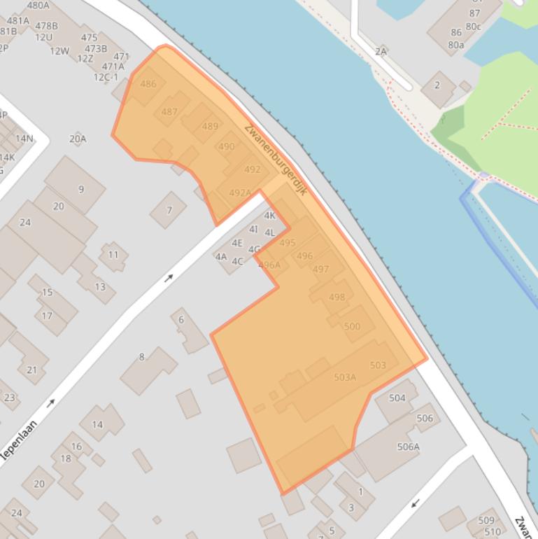 Kaart van postcodegebied 1161NX.