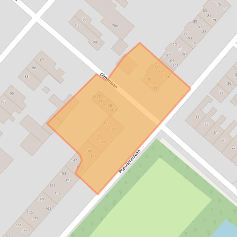 Kaart van postcodegebied 1161SH.