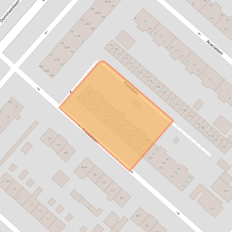 Kaart van postcodegebied 1161TL.