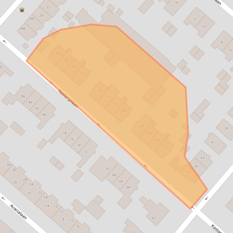 Kaart van postcodegebied 1161VB.
