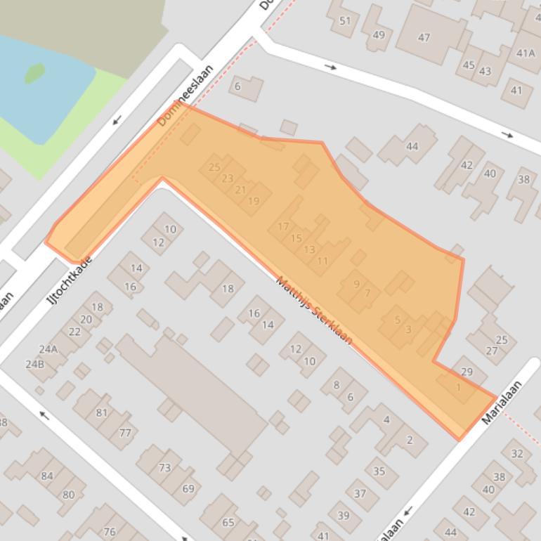 Kaart van postcodegebied 1161VX.