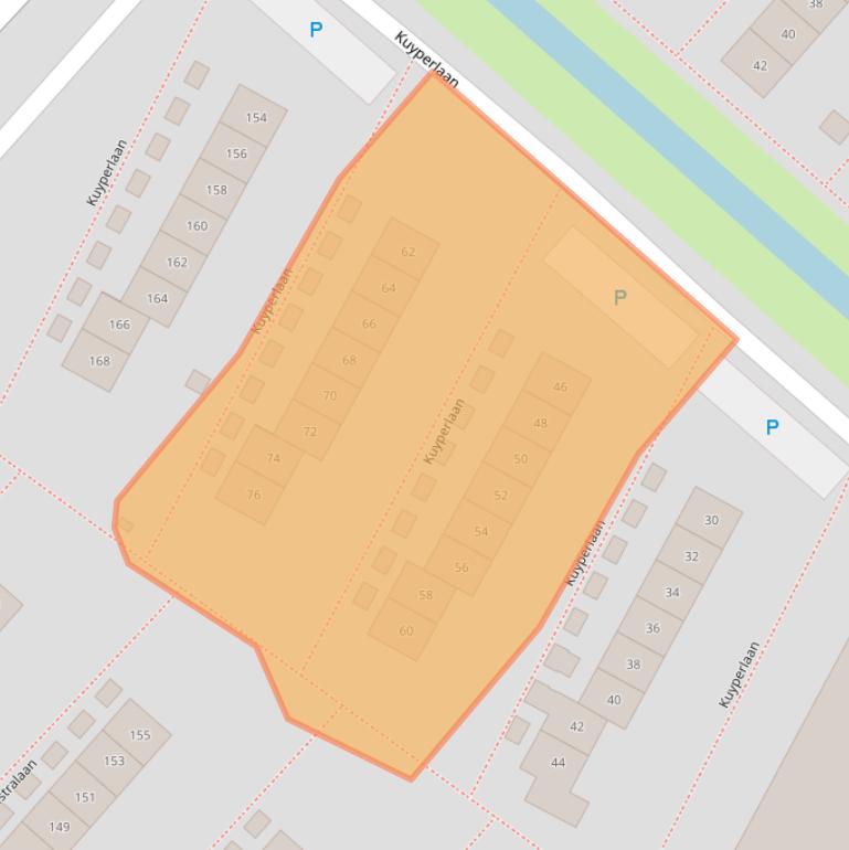 Kaart van postcodegebied 1161XP.