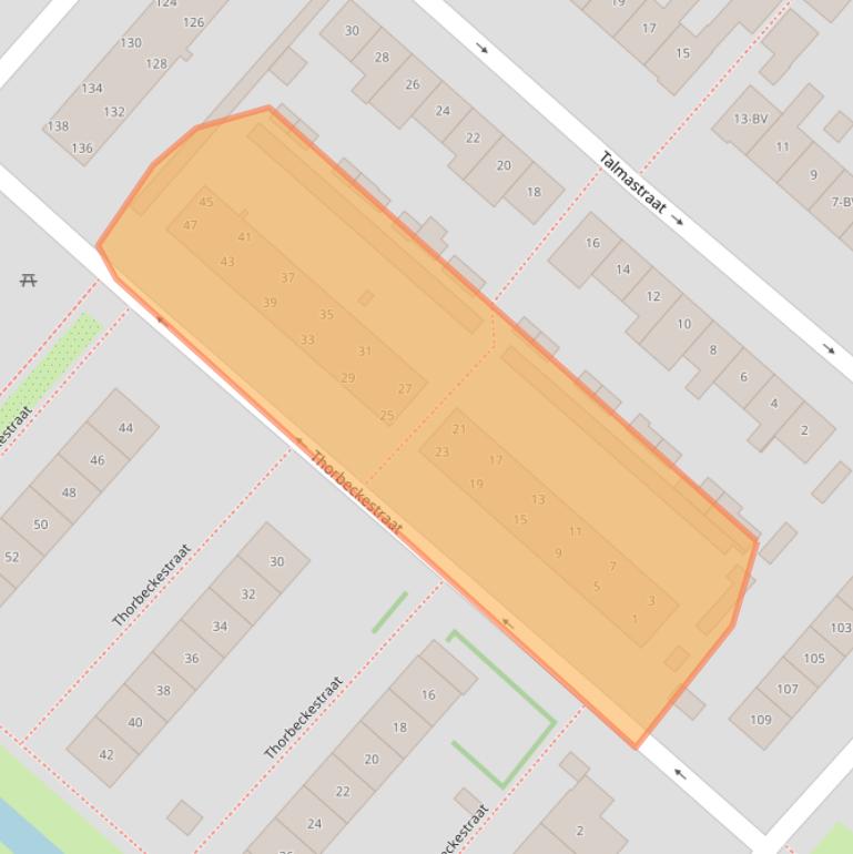 Kaart van postcodegebied 1161XR.