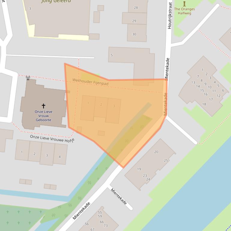 Kaart van postcodegebied 1165GC.