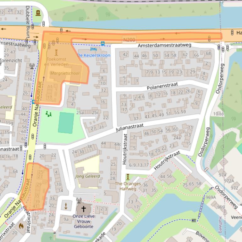 Kaart van postcodegebied 1165GL.