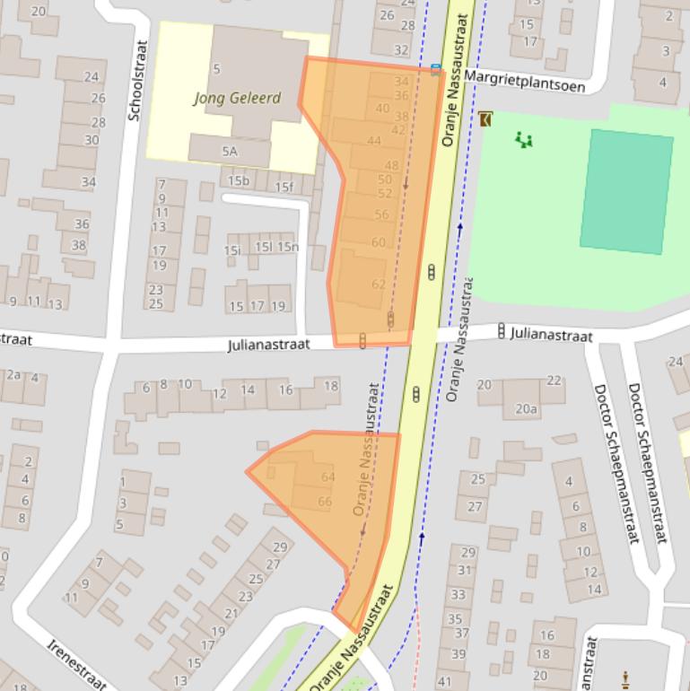 Kaart van postcodegebied 1165GN.