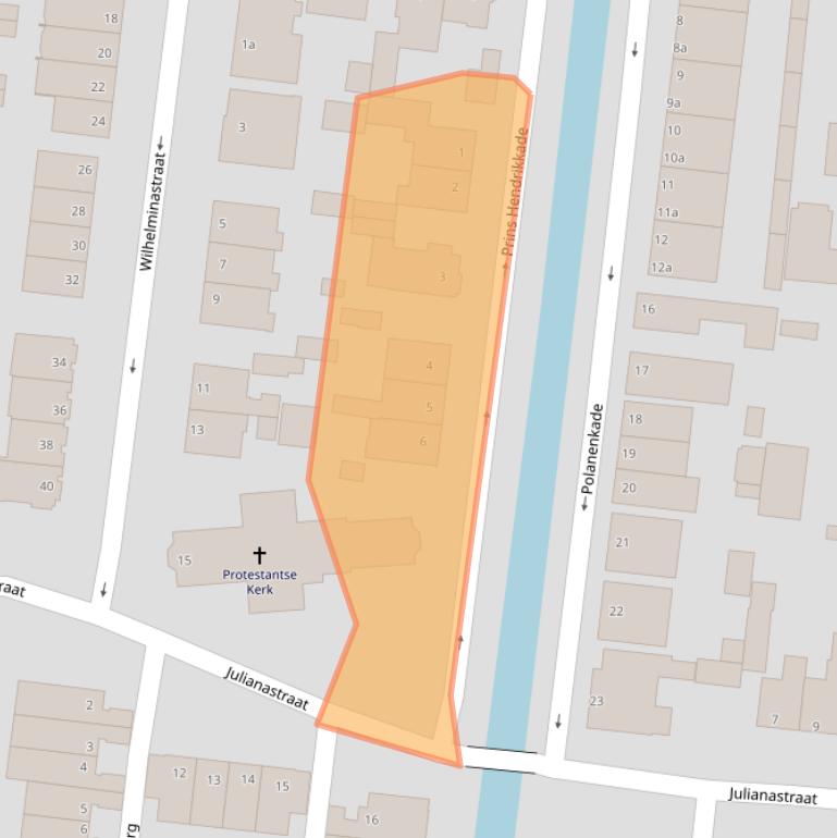 Kaart van postcodegebied 1165HP.