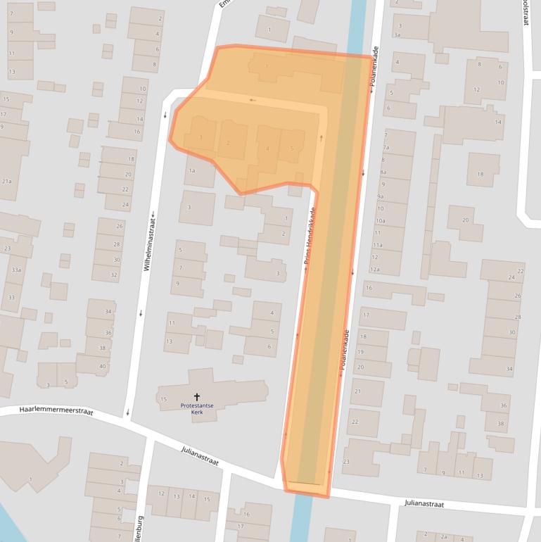 Kaart van postcodegebied 1165HW.