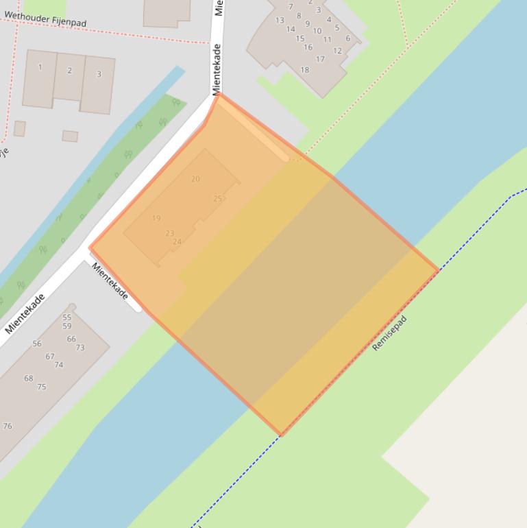 Kaart van postcodegebied 1165LN.