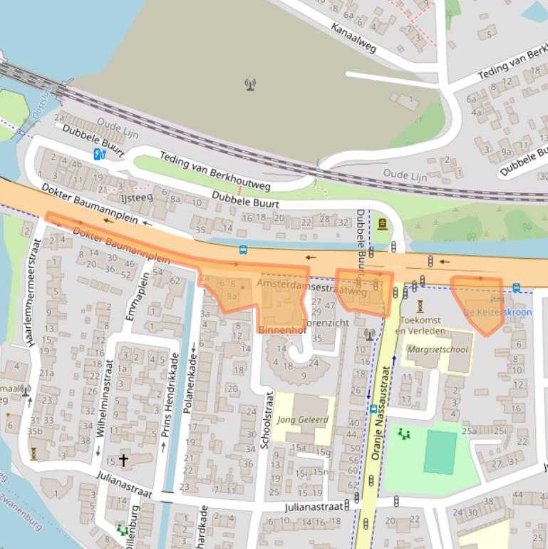 Kaart van postcodegebied 1165MA.