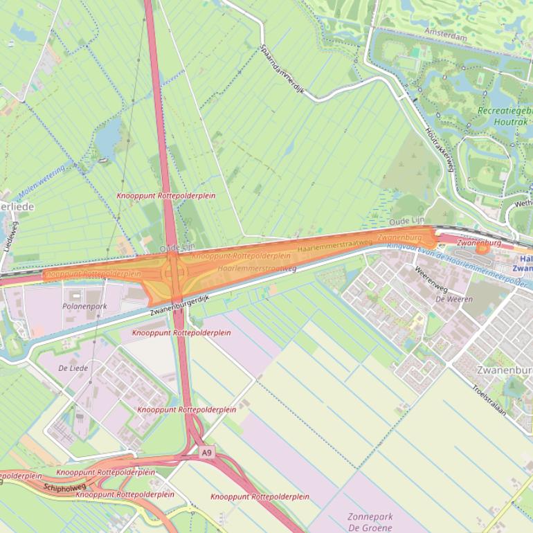 Kaart van postcodegebied 1165MK.