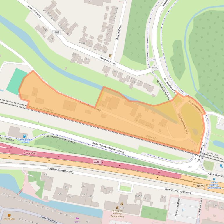 Kaart van postcodegebied 1165MR.