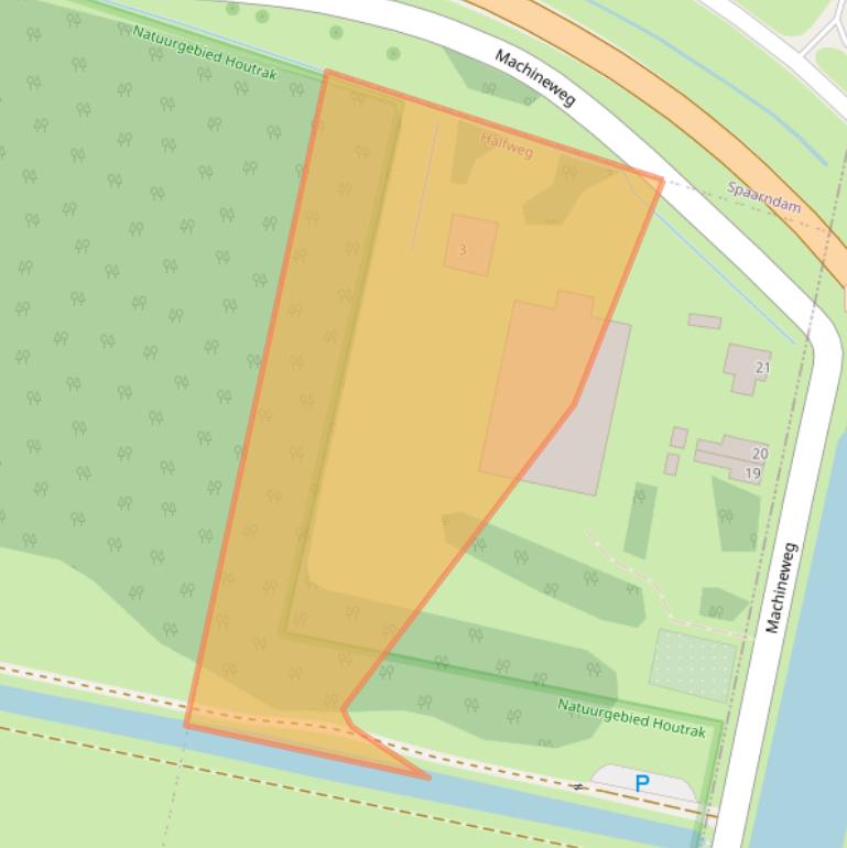 Kaart van postcodegebied 1165NC.