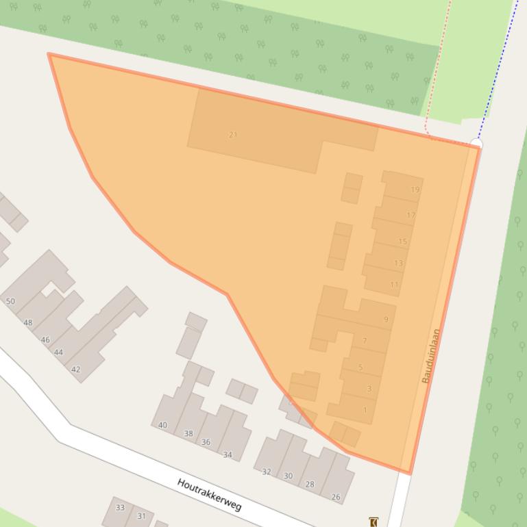 Kaart van postcodegebied 1165NE.