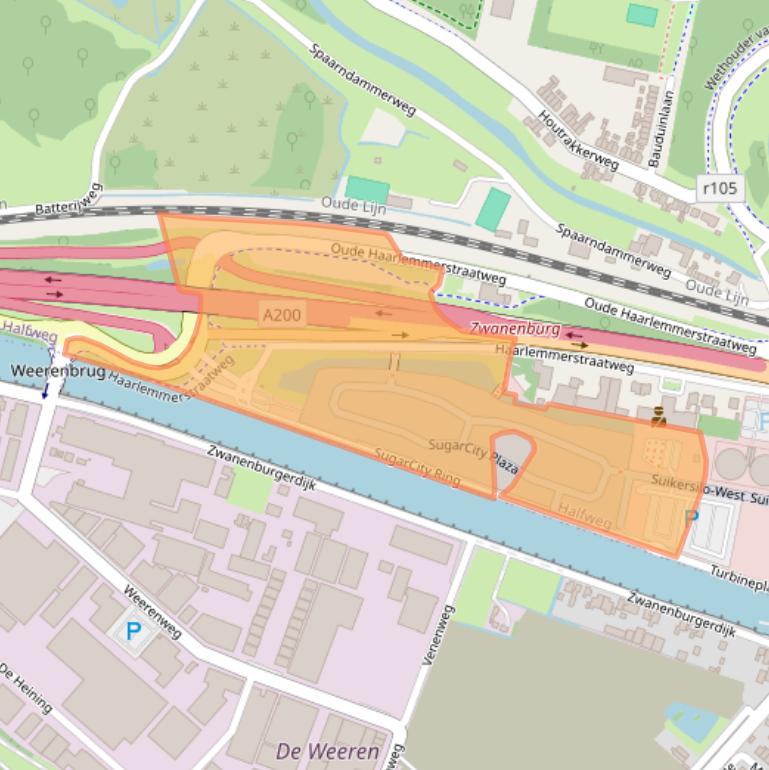 Kaart van postcodegebied 1165PA.
