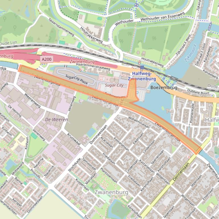 Kaart van postcodegebied 1165PG.