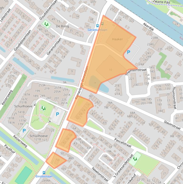 Kaart van postcodegebied 1171AG.