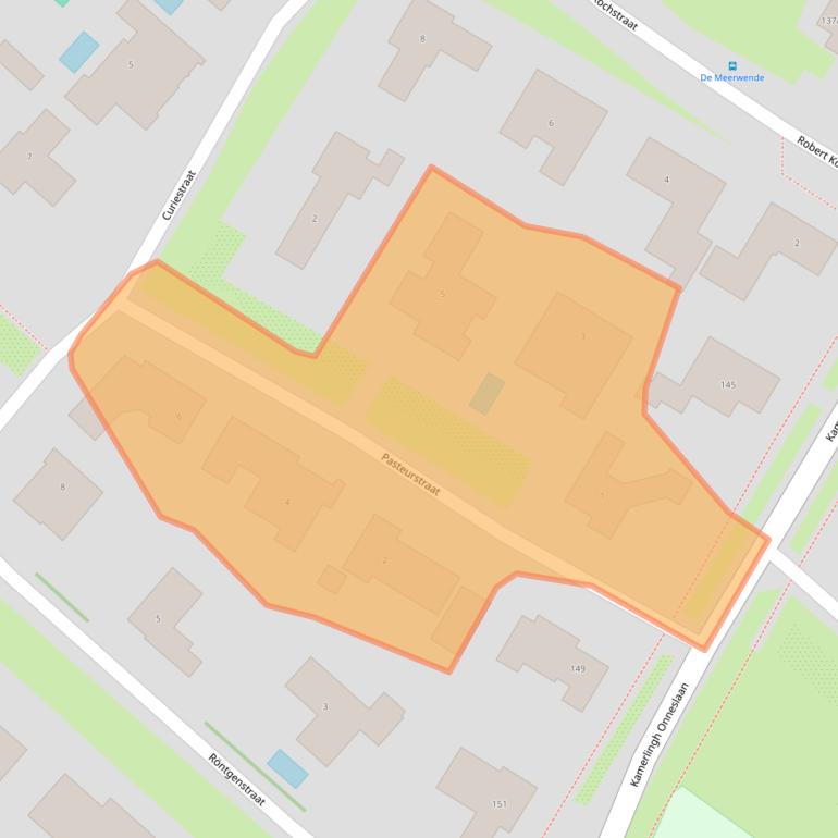 Kaart van postcodegebied 1171BH.