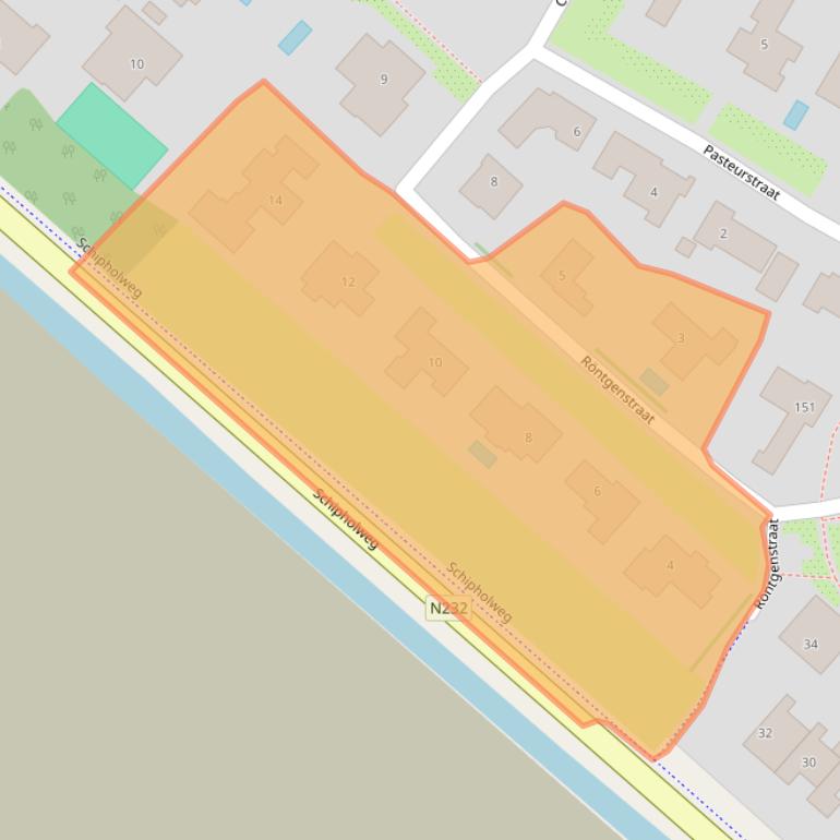 Kaart van postcodegebied 1171BJ.