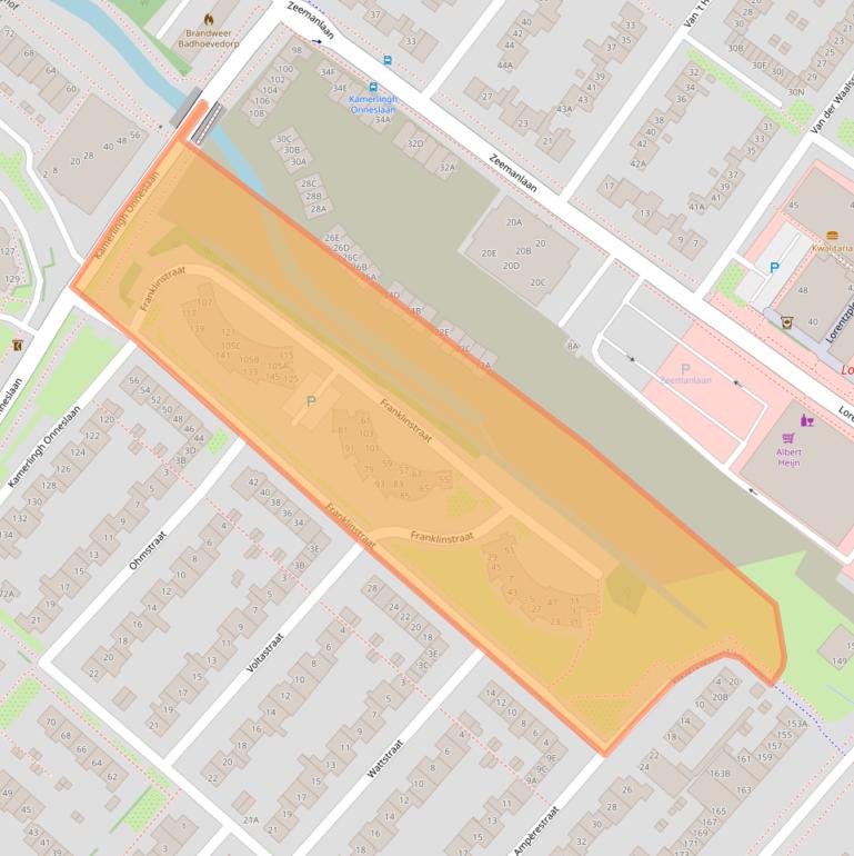 Kaart van postcodegebied 1171BK.