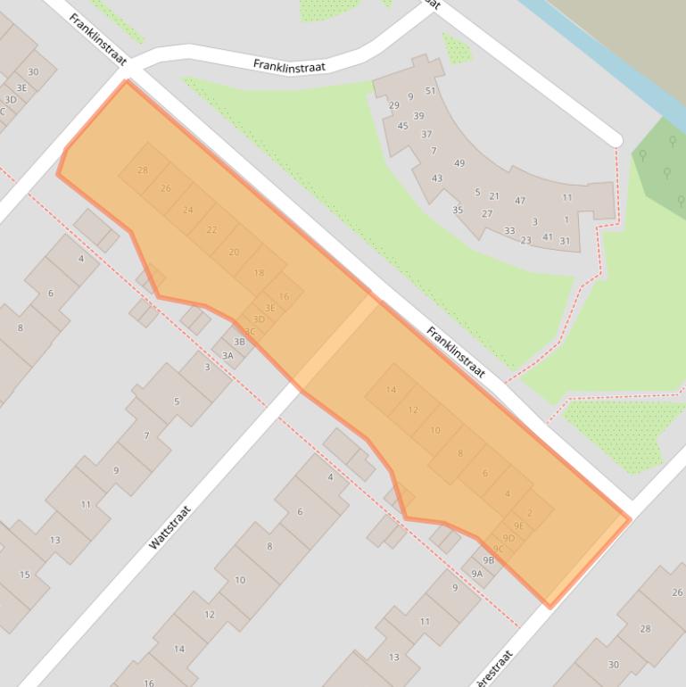 Kaart van postcodegebied 1171BL.