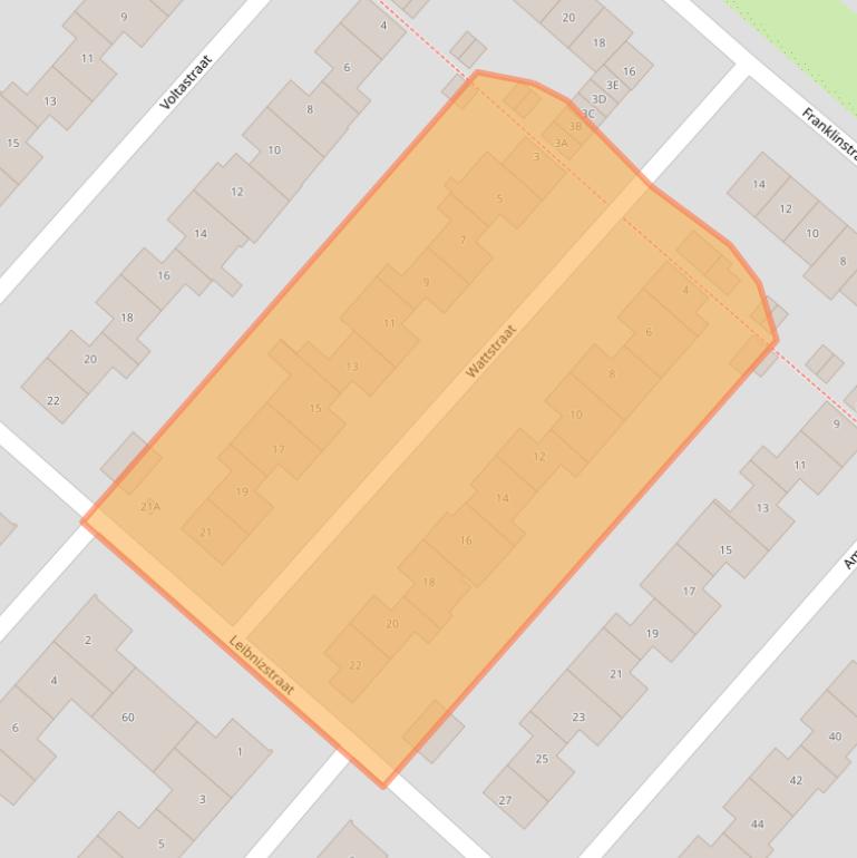 Kaart van postcodegebied 1171BR.