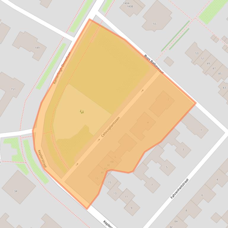 Kaart van postcodegebied 1171BX.