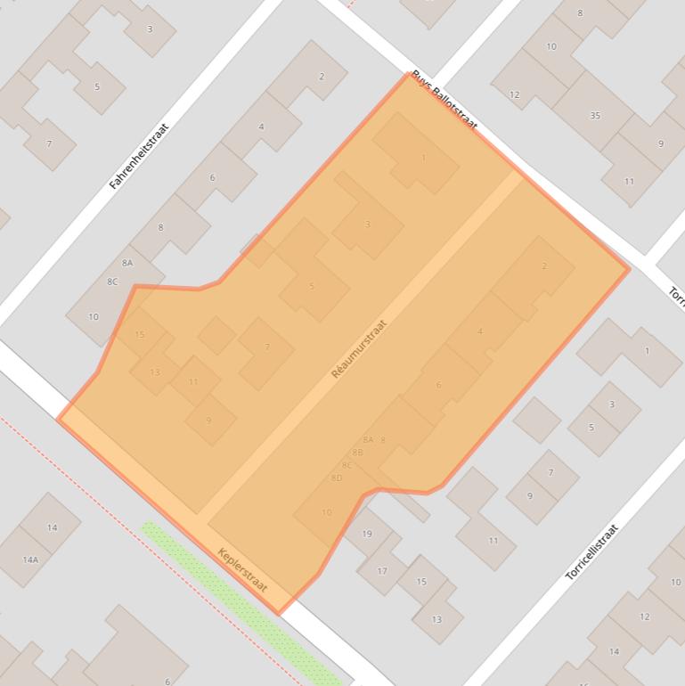 Kaart van postcodegebied 1171CA.