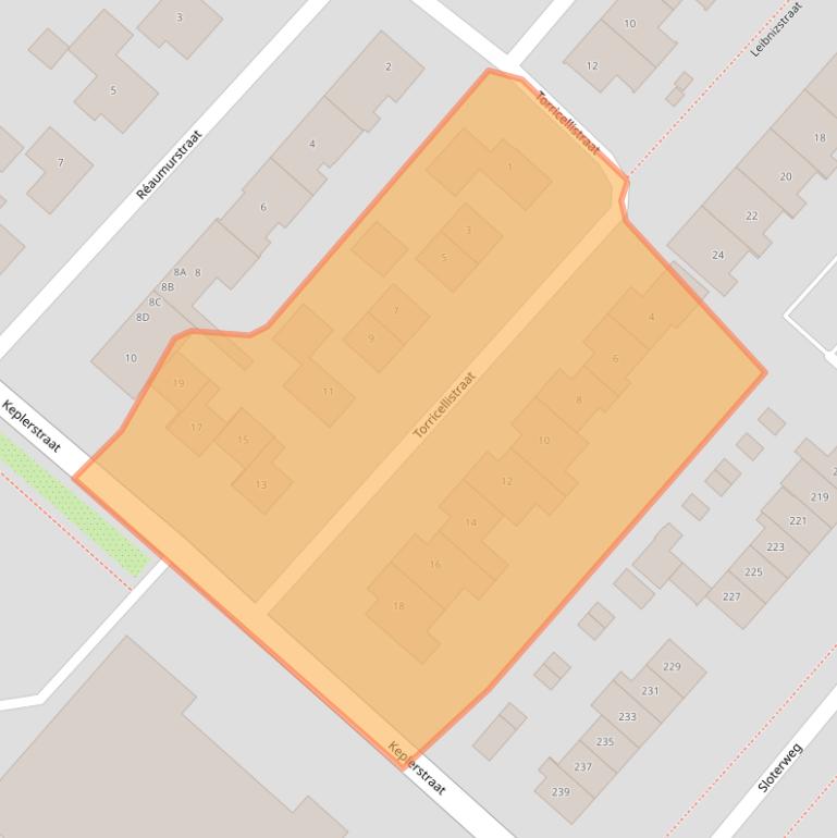 Kaart van postcodegebied 1171CB.