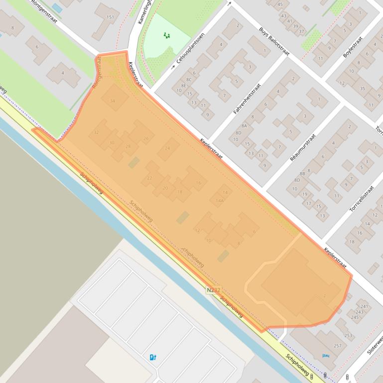 Kaart van postcodegebied 1171CD.