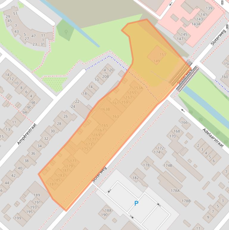 Kaart van postcodegebied 1171CM.