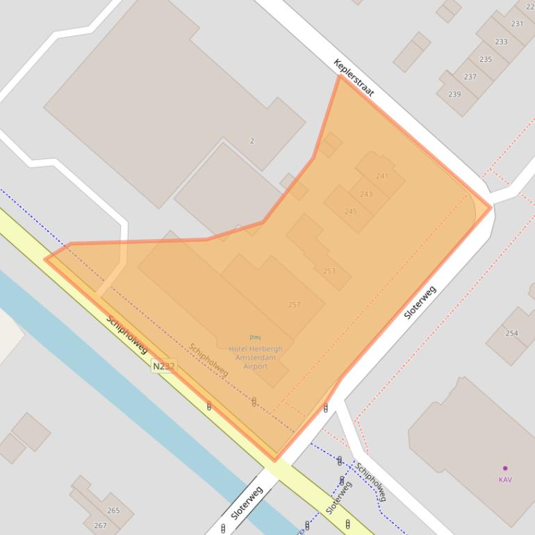 Kaart van postcodegebied 1171CP.