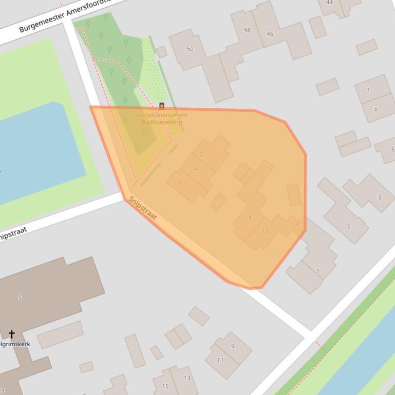 Kaart van postcodegebied 1171DV.