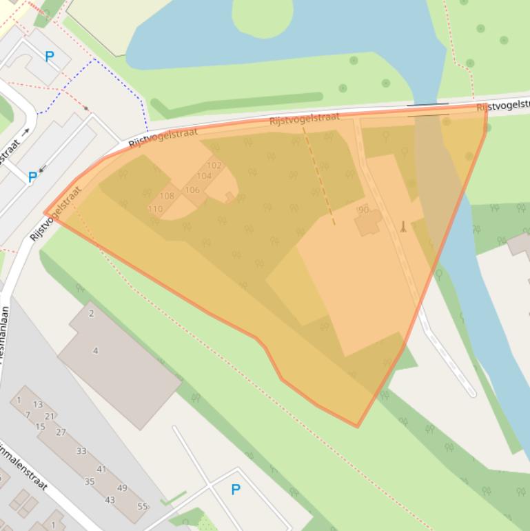 Kaart van postcodegebied 1171EJ.