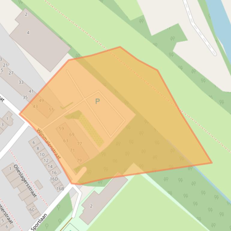 Kaart van postcodegebied 1171ES.