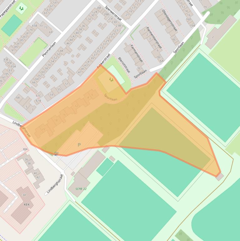 Kaart van postcodegebied 1171EX.