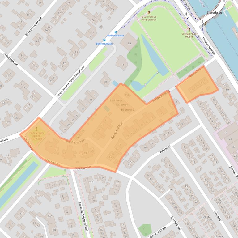 Kaart van postcodegebied 1171GG.