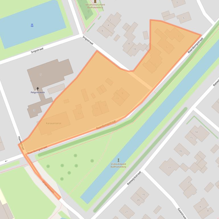 Kaart van postcodegebied 1171HA.